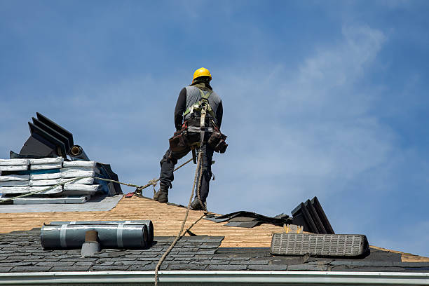 Professional Roof Replacement technician working in Assonet, MA